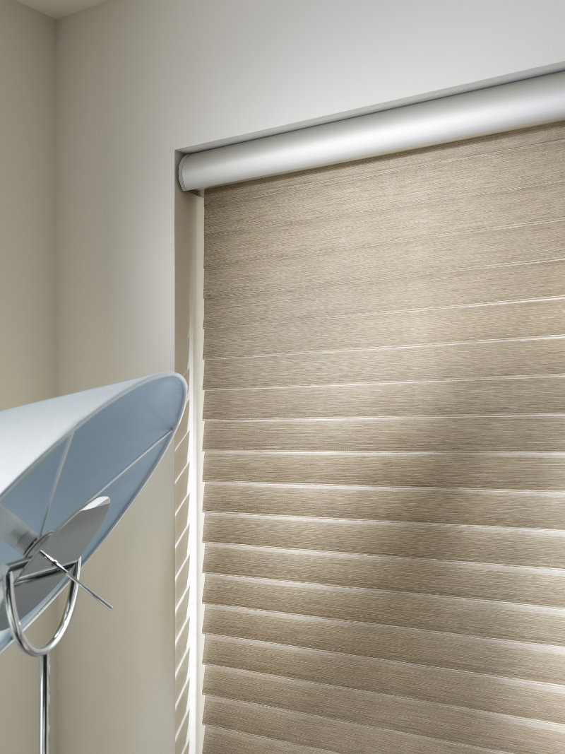 Detailsfoto vom Stoff -Jalousie (geschlossen)